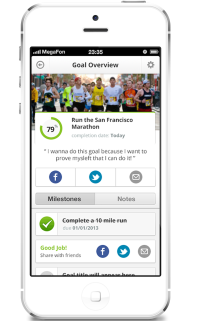 goal setting app for iPhone and iPad